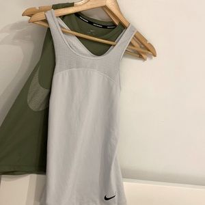 Set of two Nike running tanks
